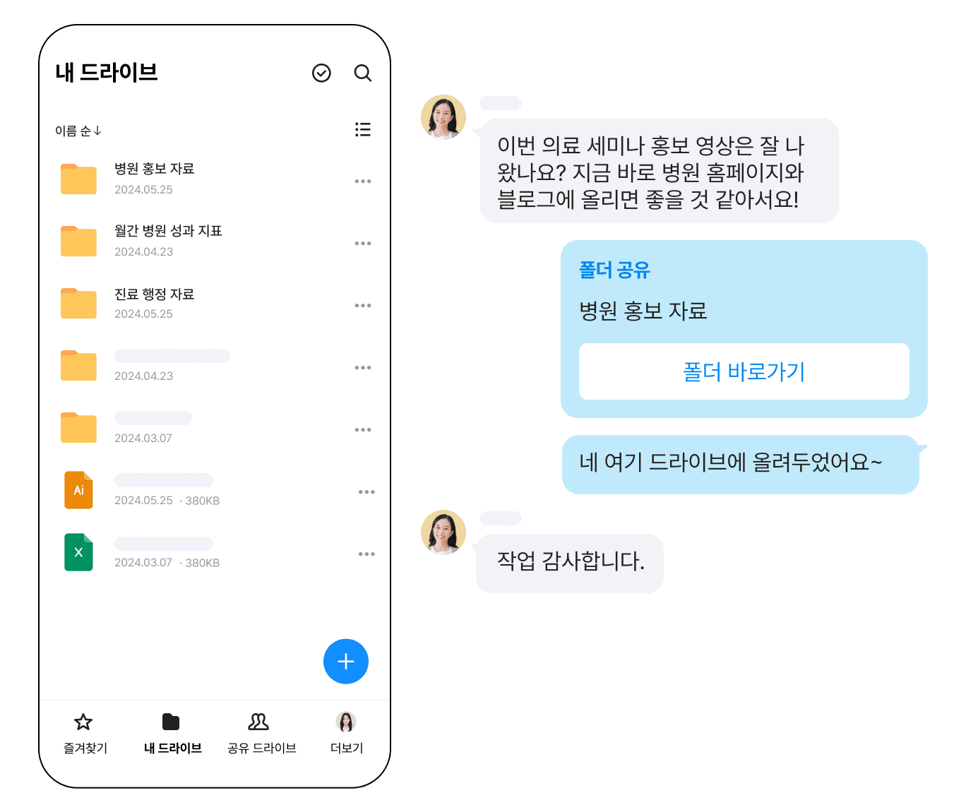 협업툴, 사내 메신저, 업무 협업툴, 공유 드라이브